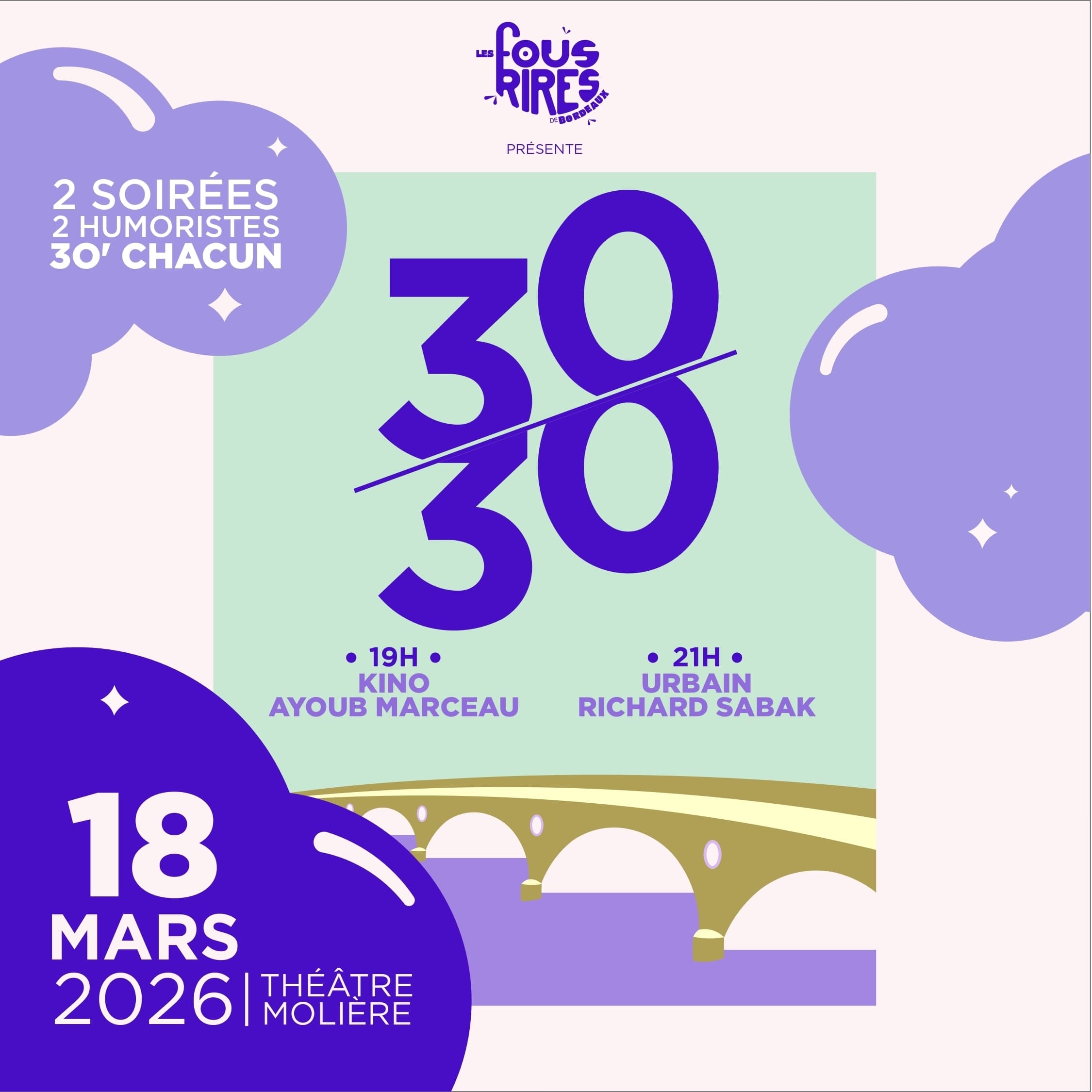 Les fous rires de Bordeaux : URBAIN & RICHARD SABAK