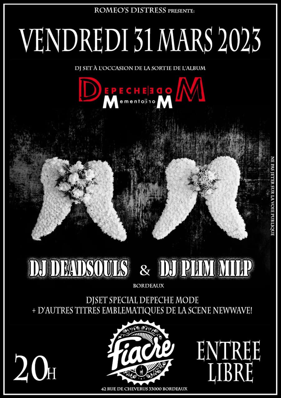 Soirée new wave spéciale Depeche Mode