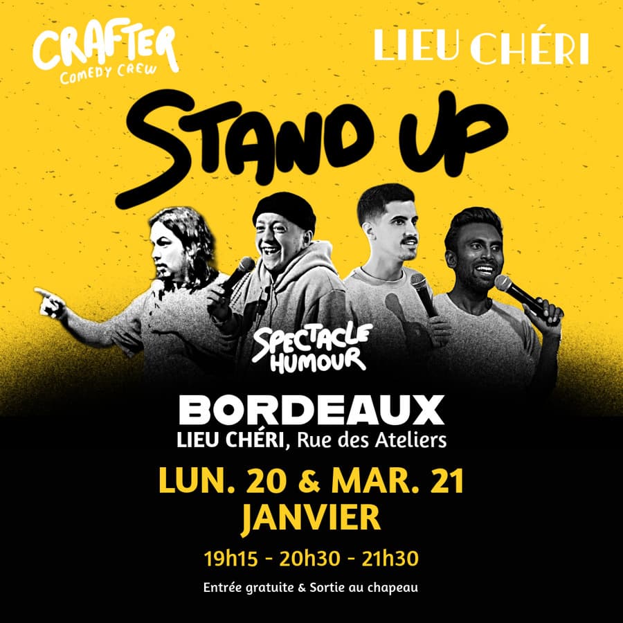 Soirée Stand Up avec Le Crafter Comedy Crew