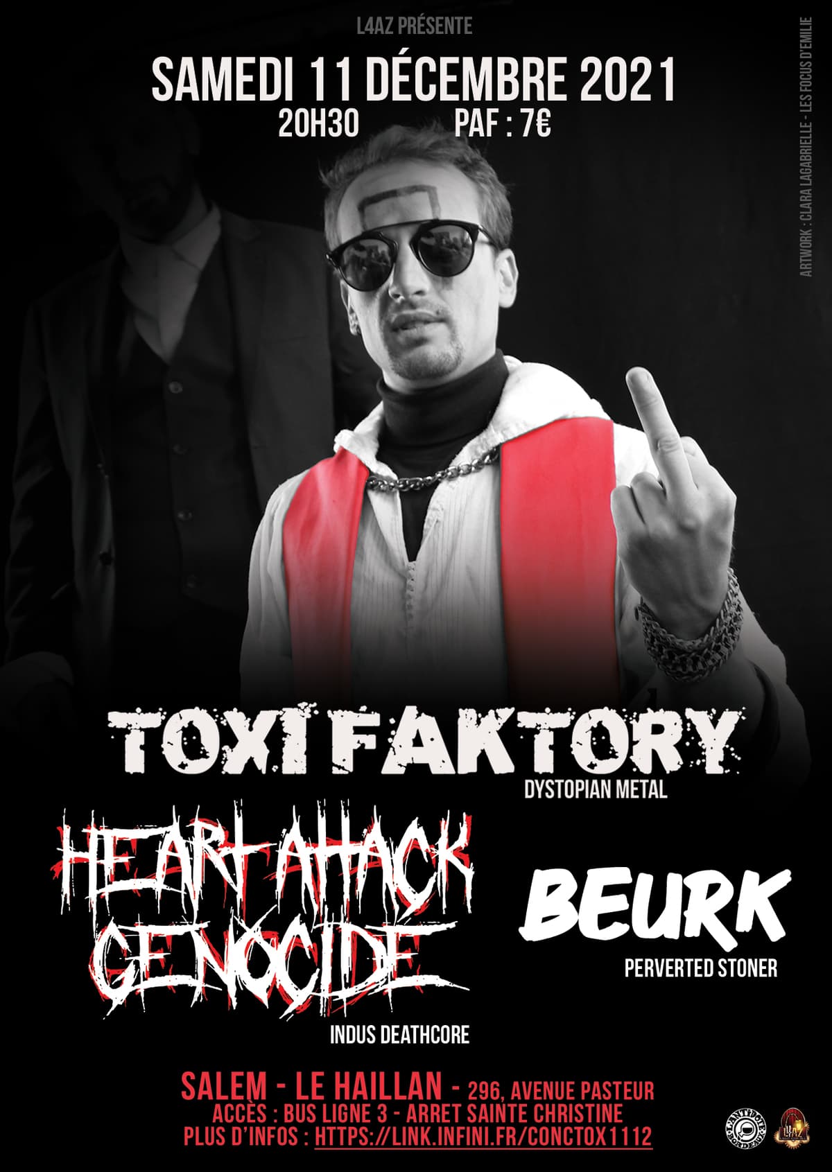 Toxi Faktory + Heart Attack Genocide + Beurk