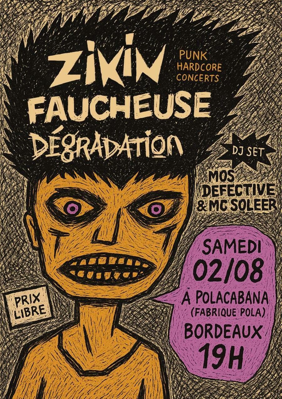 ZIKIN + Faucheuse + Dégradation