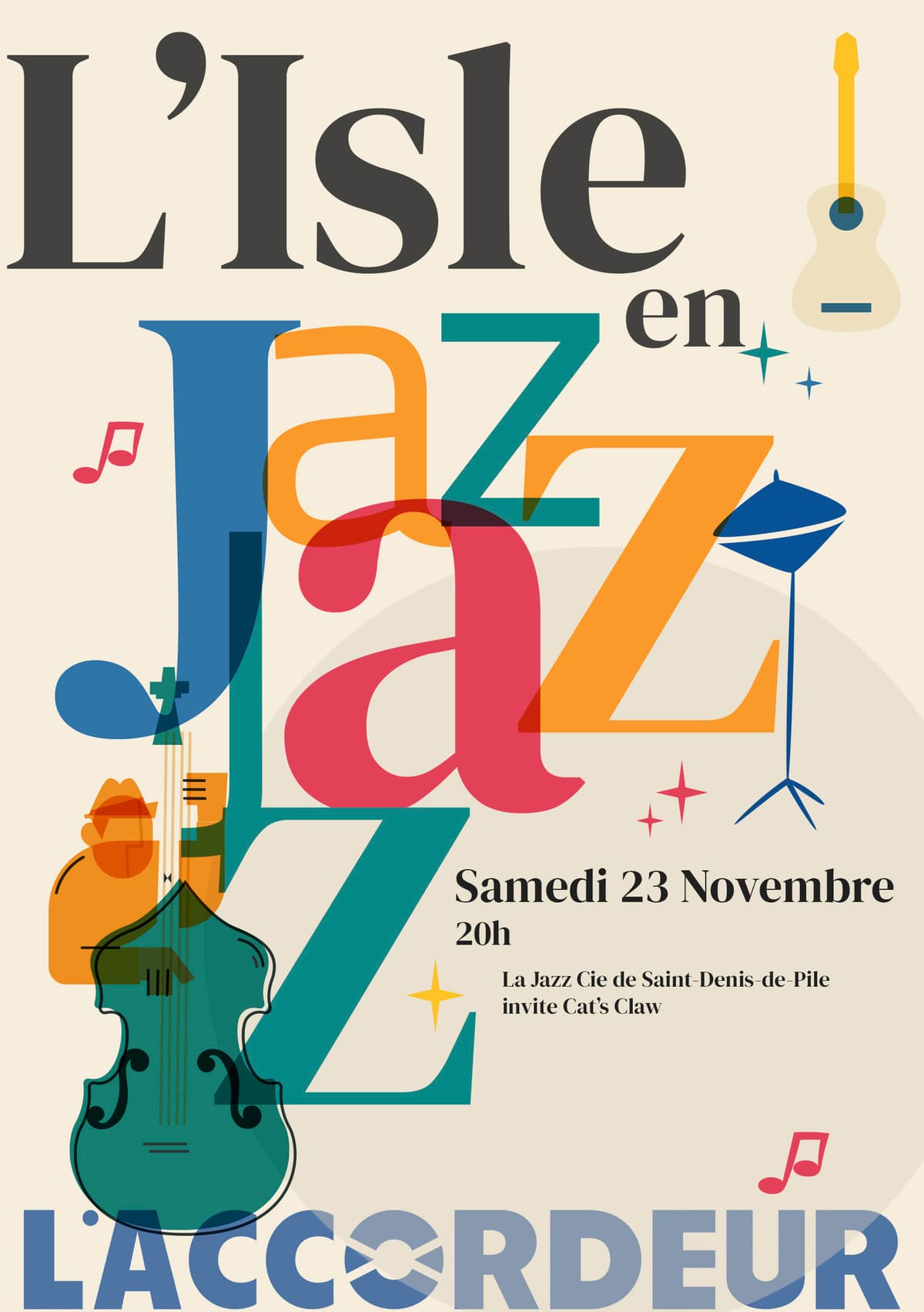 19e Isle en Jazz : La Jazz Cie invite Cat’s Claw
