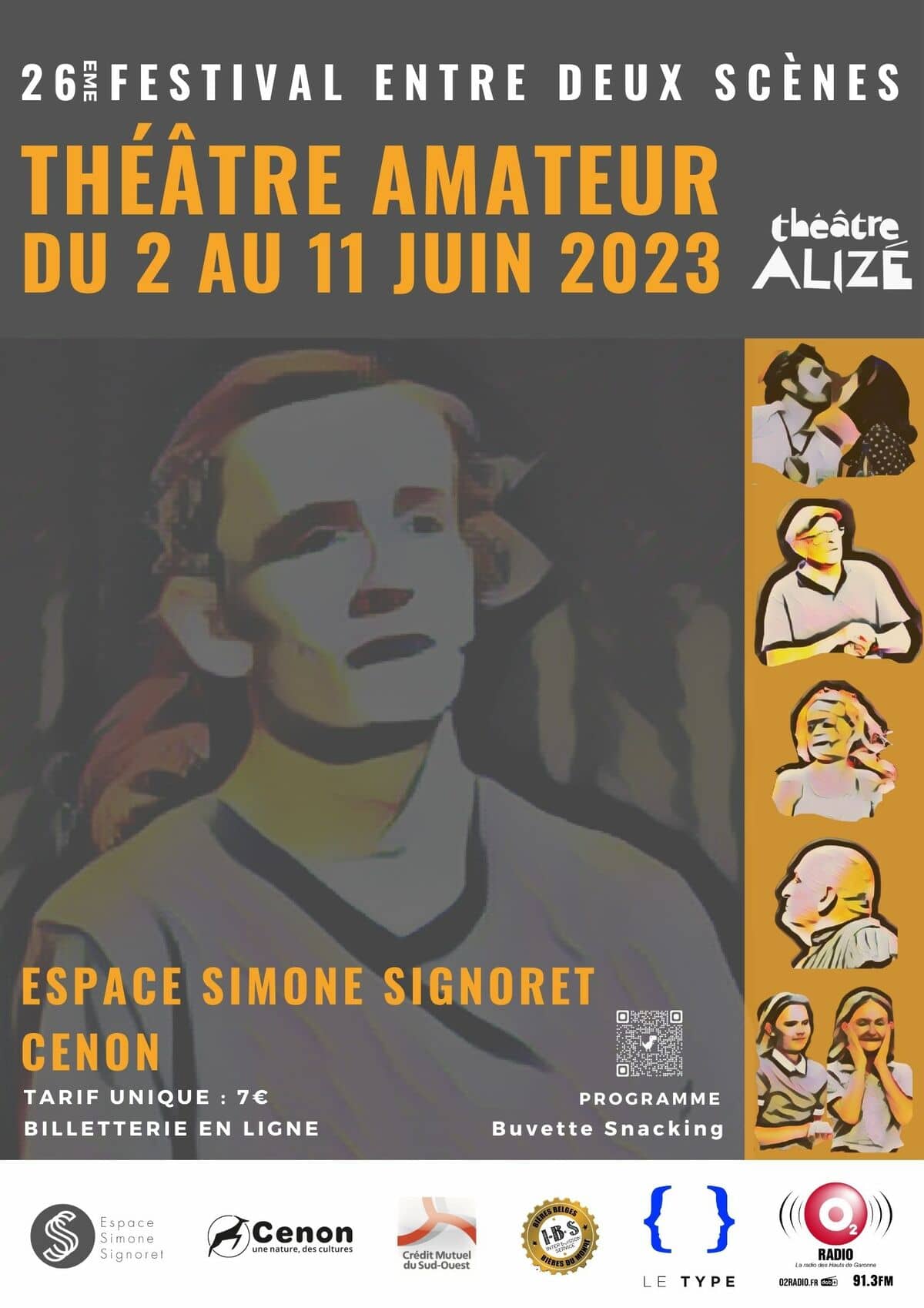 26ème Festival Entre-Deux-Scènes de Théâtre Amateur