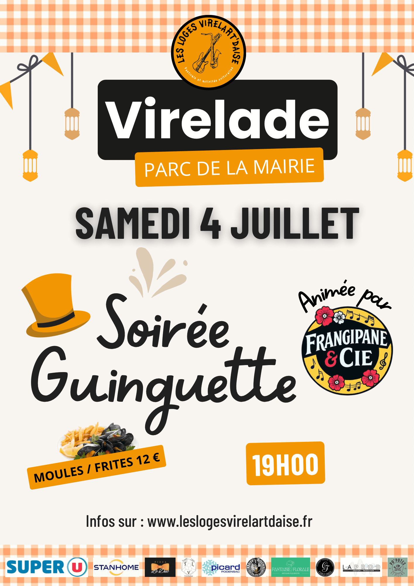 Soirée Guinguette avec Frangipane & Cie