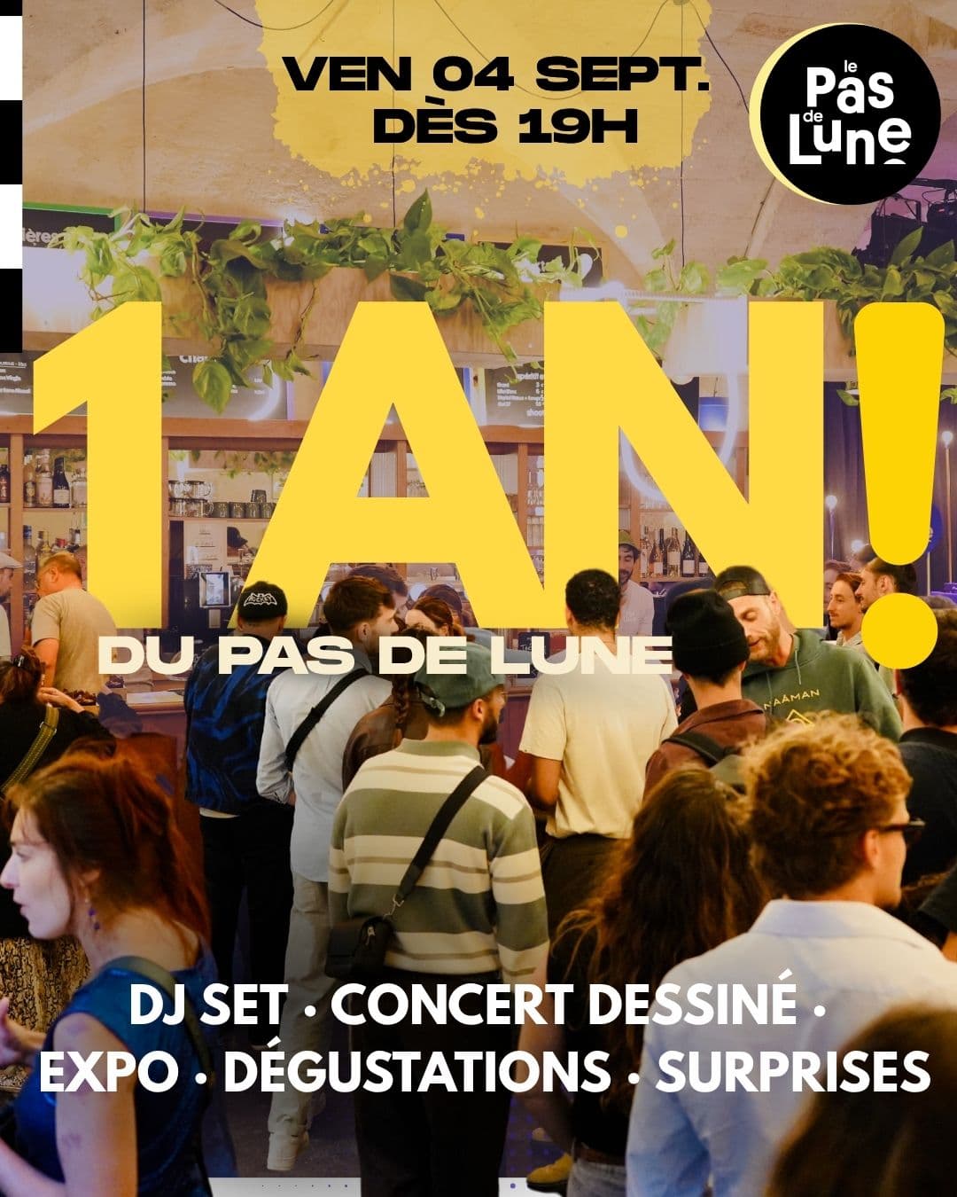 1 an du Pas de Lune