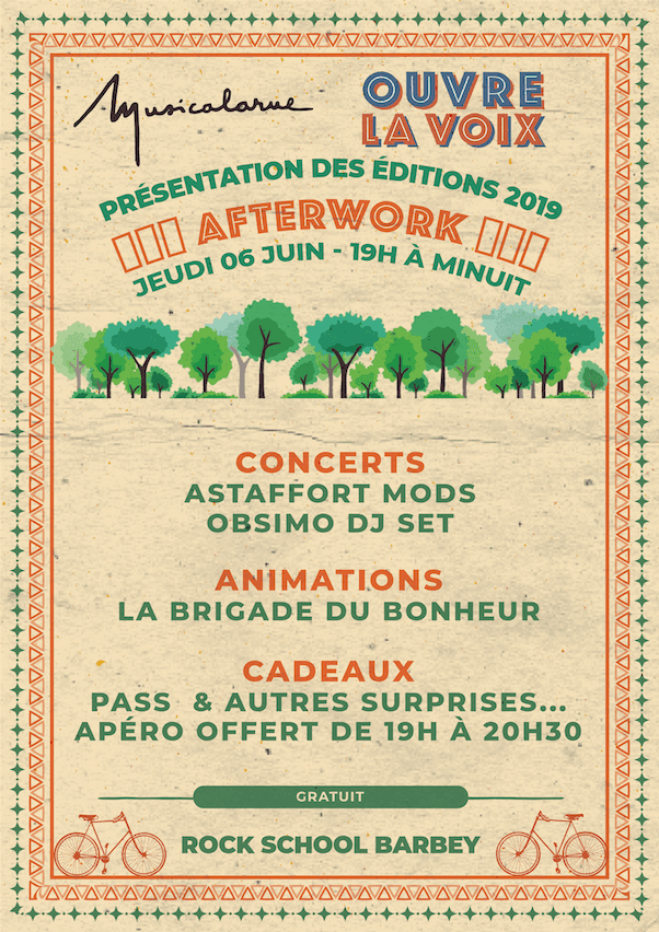Afterwork : Musicalarue x Ouvre La Voix - avec Astaffort Mods + Obsimo Dj set
