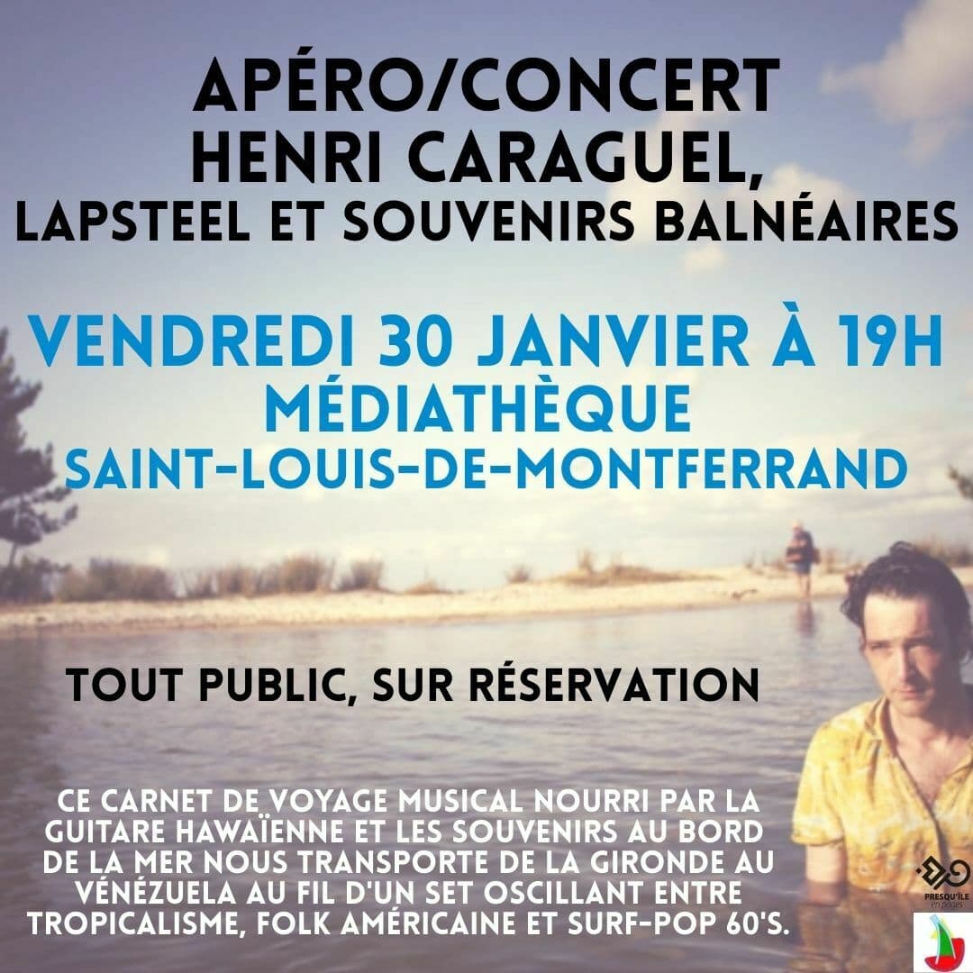 Apéro/Concert : Henri Caraguel, lapsteel et souvenirs balnéaires