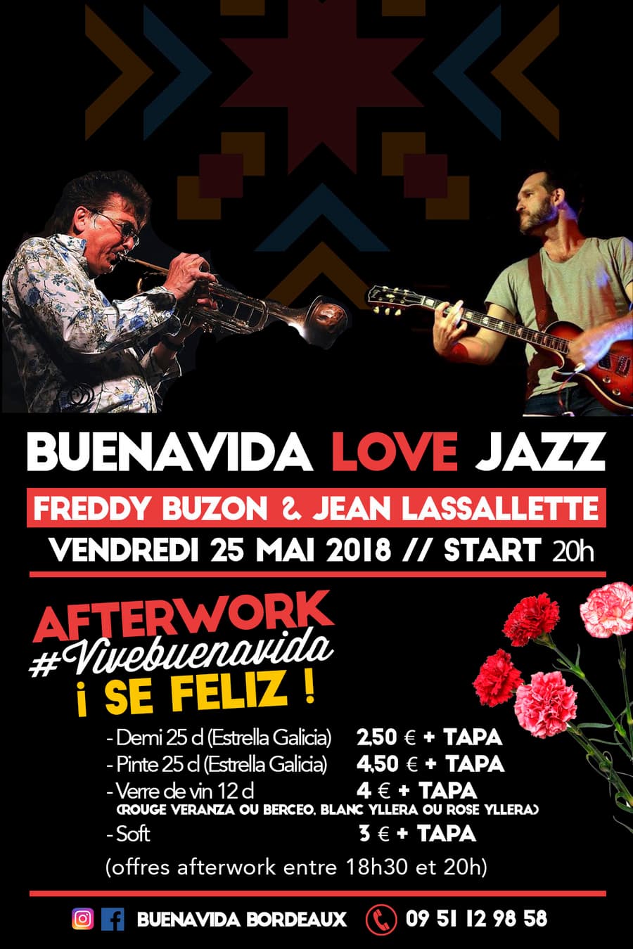 Buenavida Love Jazz : avec Freddy Buzon + Jean Lassattelle