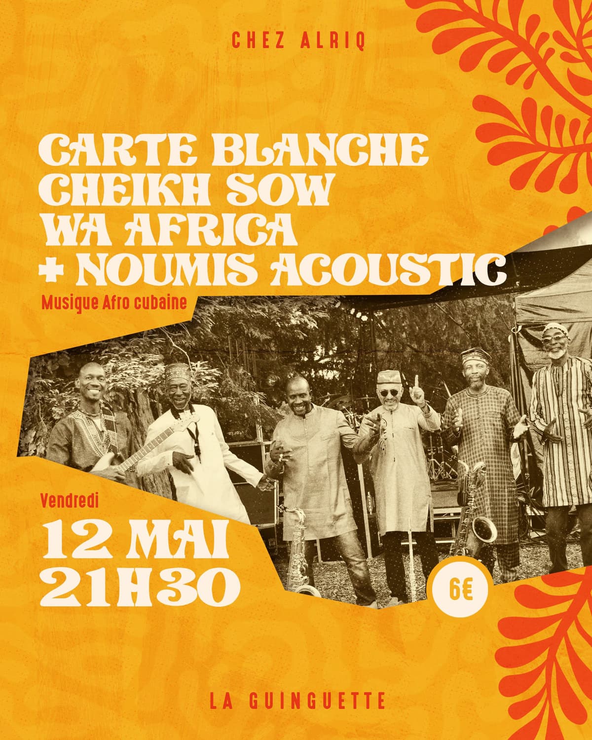 CARTE BLANCHE CHEIKH SOW - WA AFRICA + Alain Mbakob