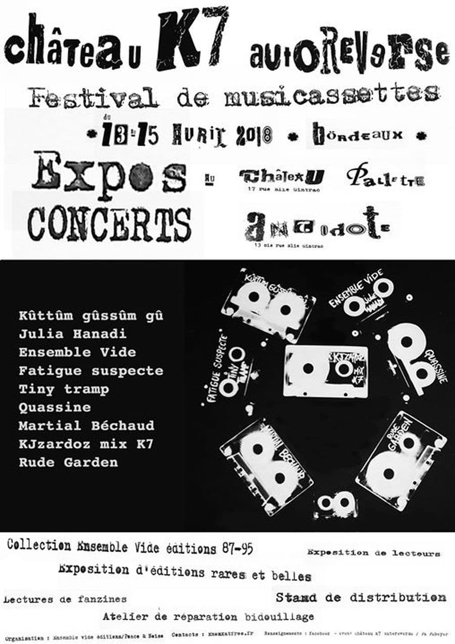 Château K7 Autoreverse - Festival de musicassettes