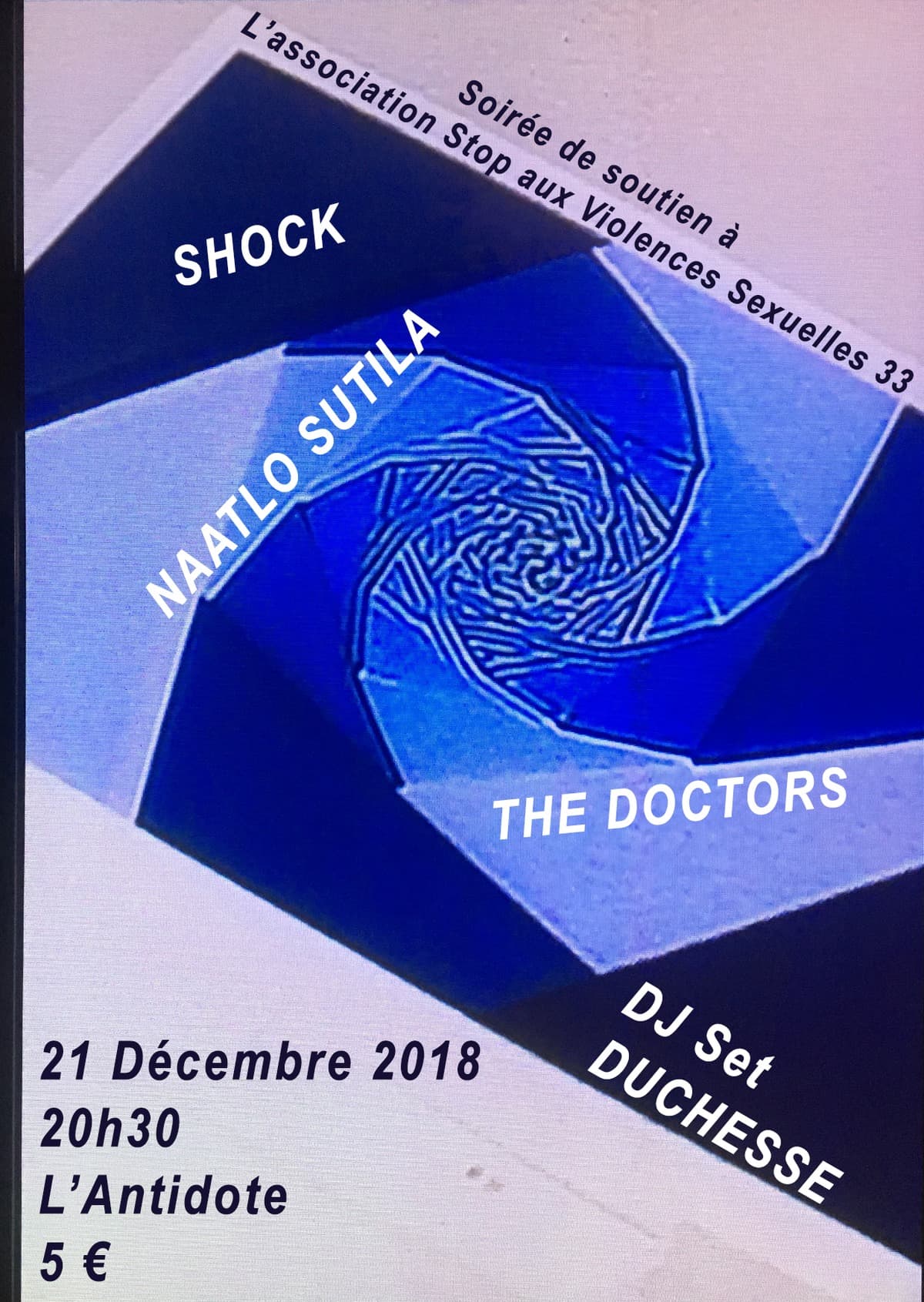 Concert de soutien à l'association Stop Aux Violences Sexuelles 33