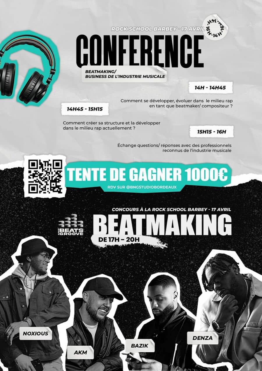 Conférence : beatmaking / business de l’industrie musicale