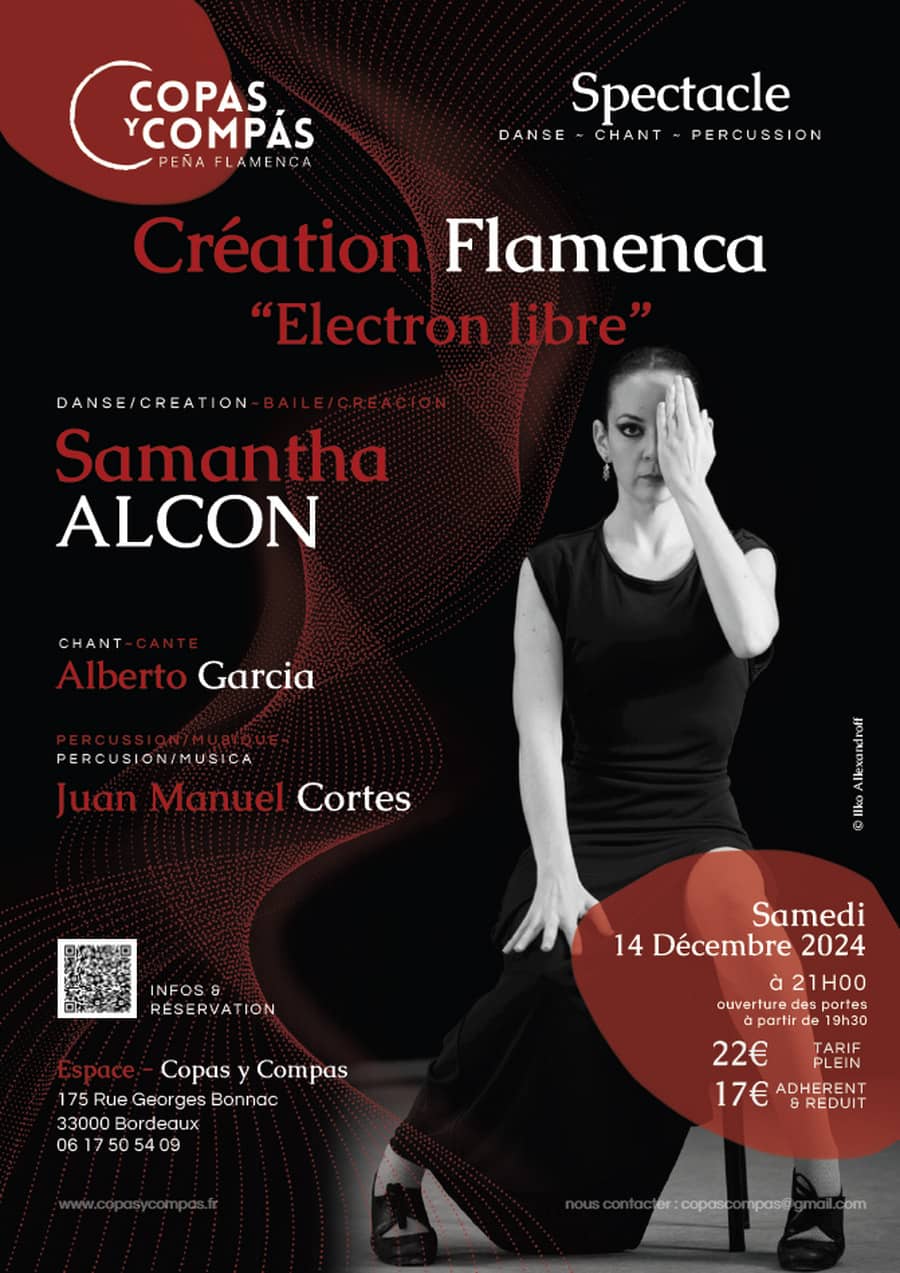Création flamenca ''Electron libre'' de Samantha Alon