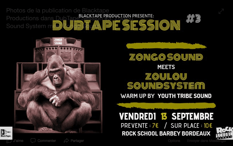 DubTape Session #3 : Zoulou Sound System meet Zongo Sound