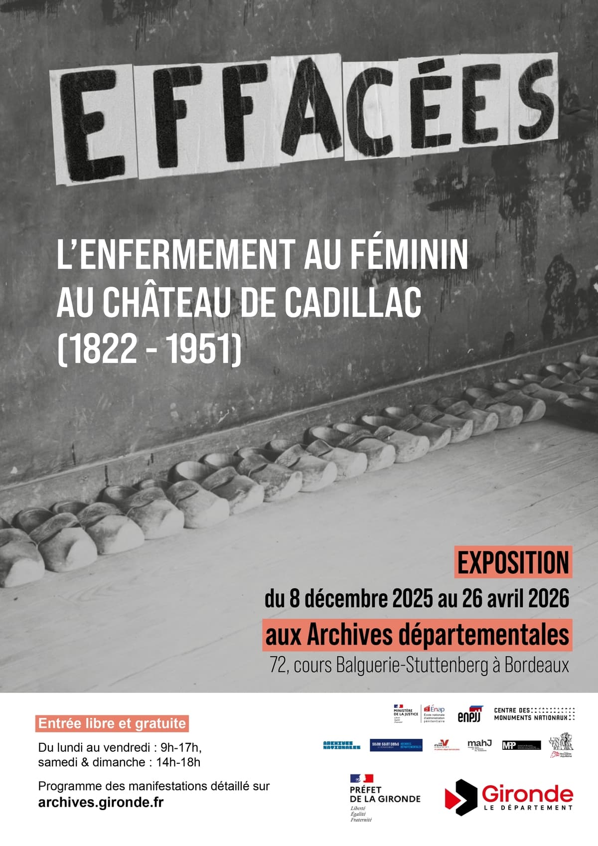 Effacées. L'enfermement au féminin au château de Cadillac (1822-1951)