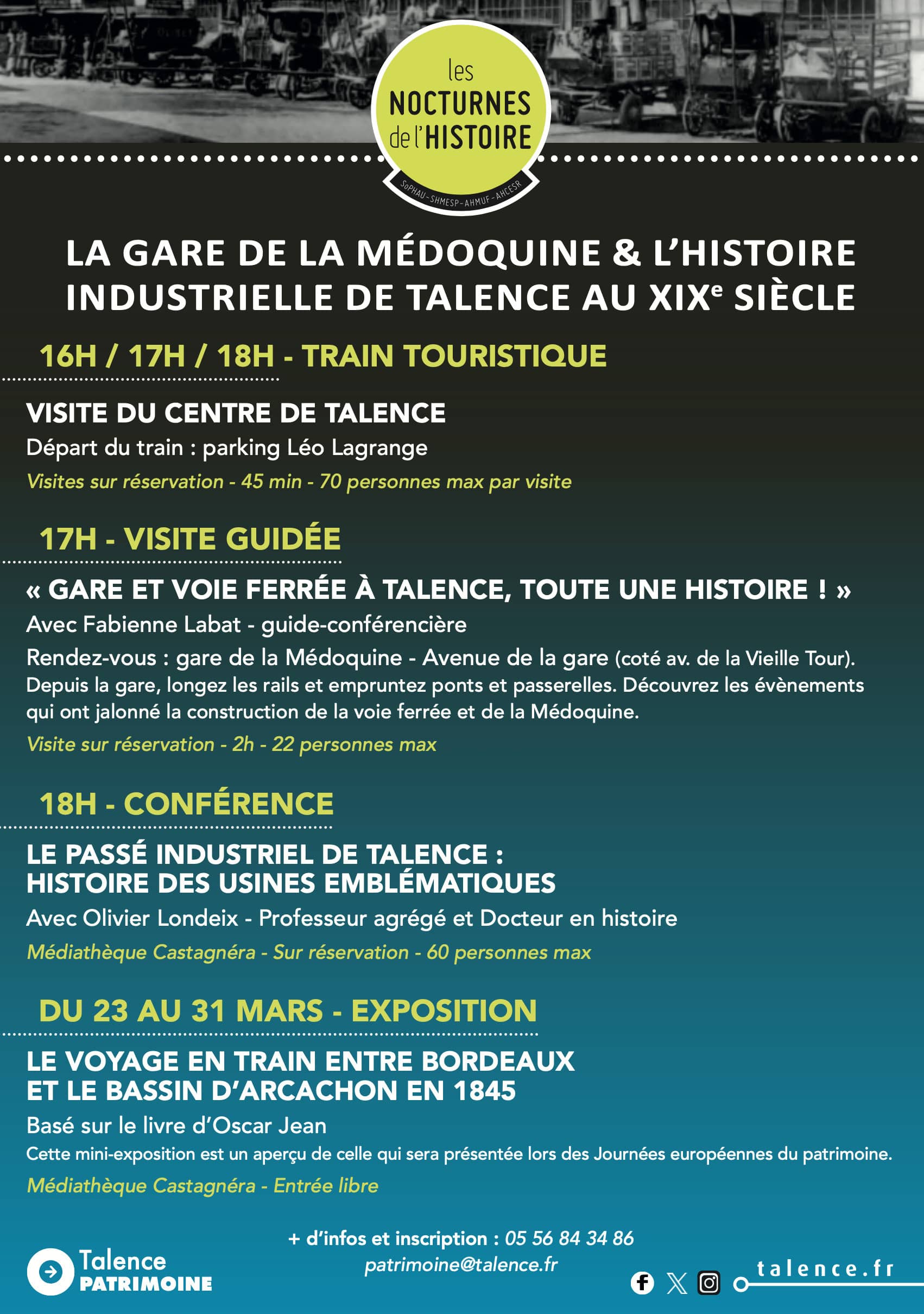 Le voyage en train entre Bordeaux et le Bassin d’Arcachon en 1845