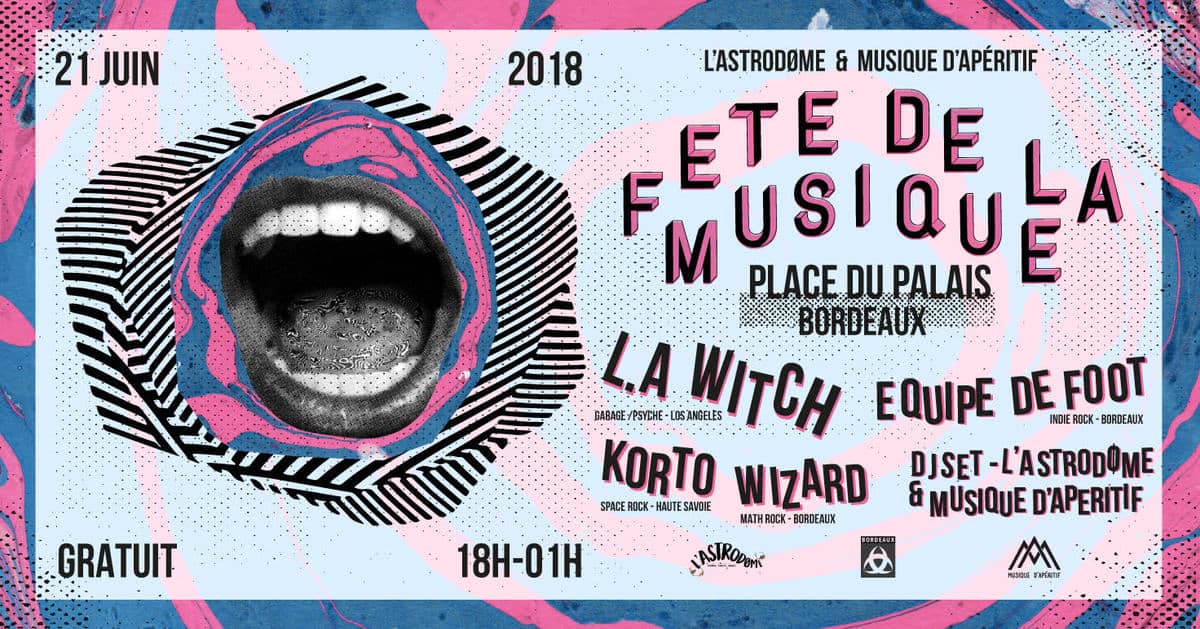 Fête de la Musique : avec L'Astrodøme et Musique d'Apéritif