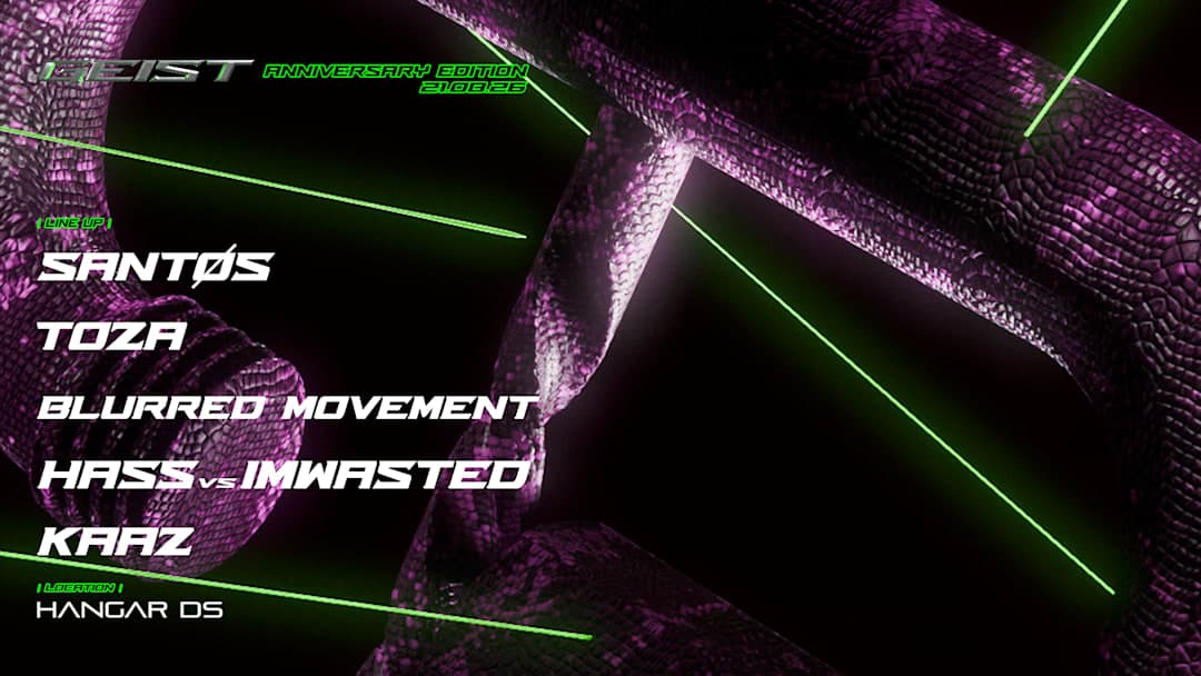 Geist : Anniversary Edition - Santøs, Toza, Blurred Movement