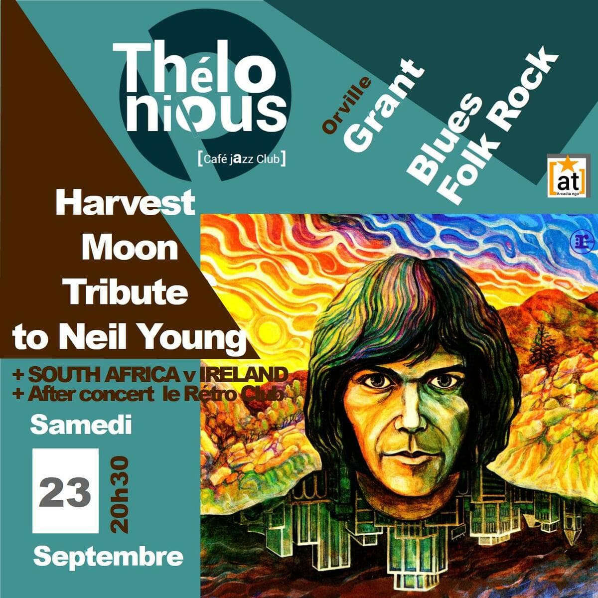 Harvest moon - Tribute to Neil Young + rugby + after concert
