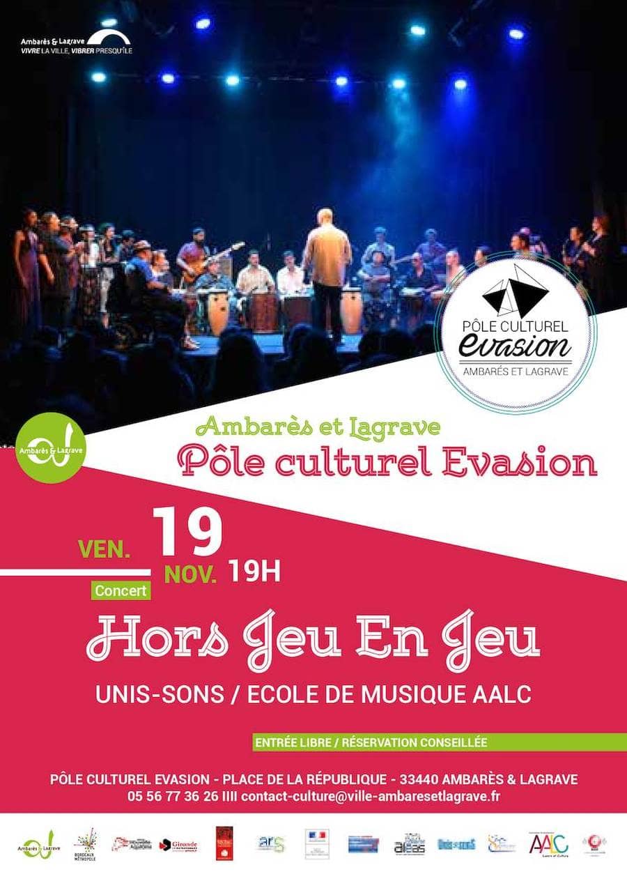 Hors Jeu En Jeu : Unis-Sons // Ecole de musique AALC