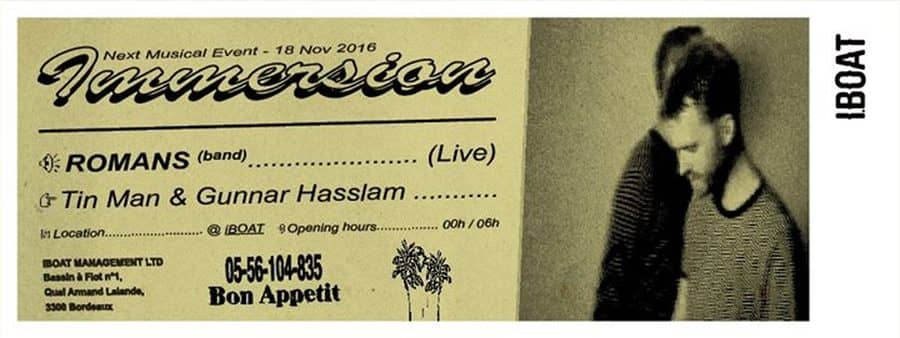 Immersion : Gunnar Haslam + Tin Man = Romans (live)