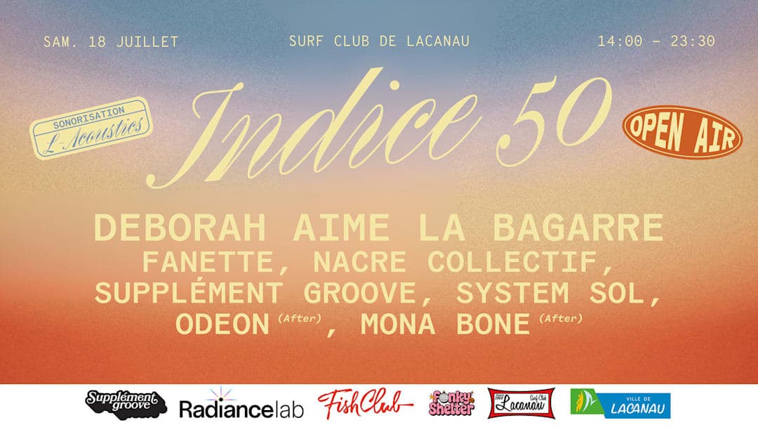 Indice 50 : open-air