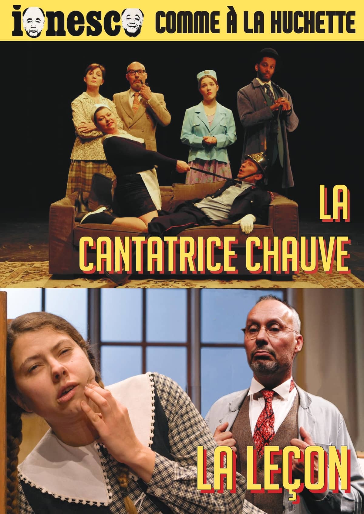 Ionesco - Comme à la Huchette - La Cantatrice Chauve & La Leçon