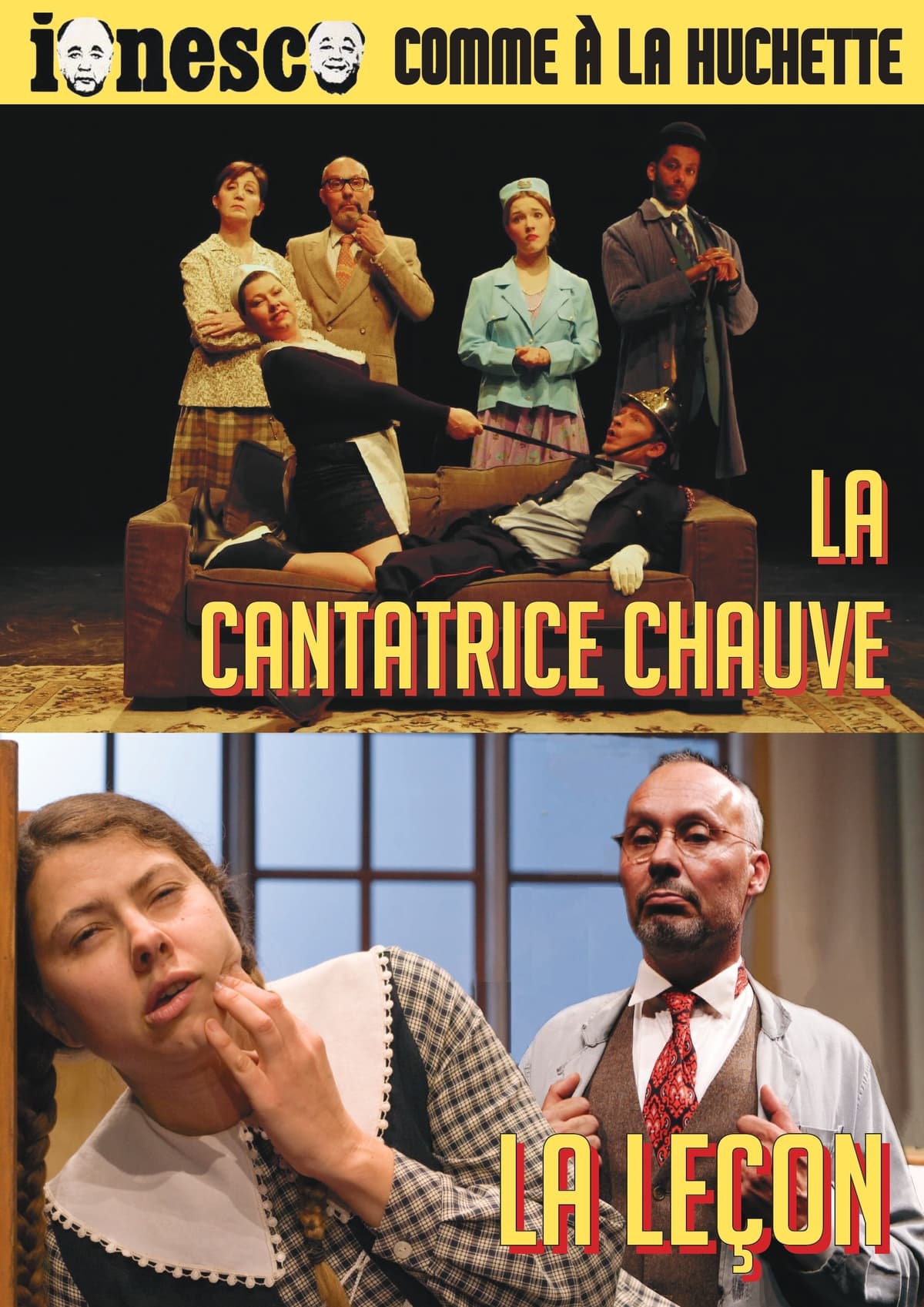 Ionesco - Comme à la Huchette - La Cantatrice Chauve & La Leçon