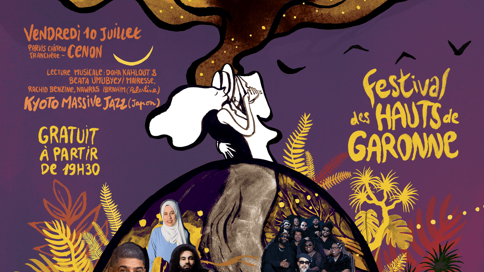 Festival des Hauts de Garonne | La Palestine sous un autre jour + Kyoto Jazz Massive