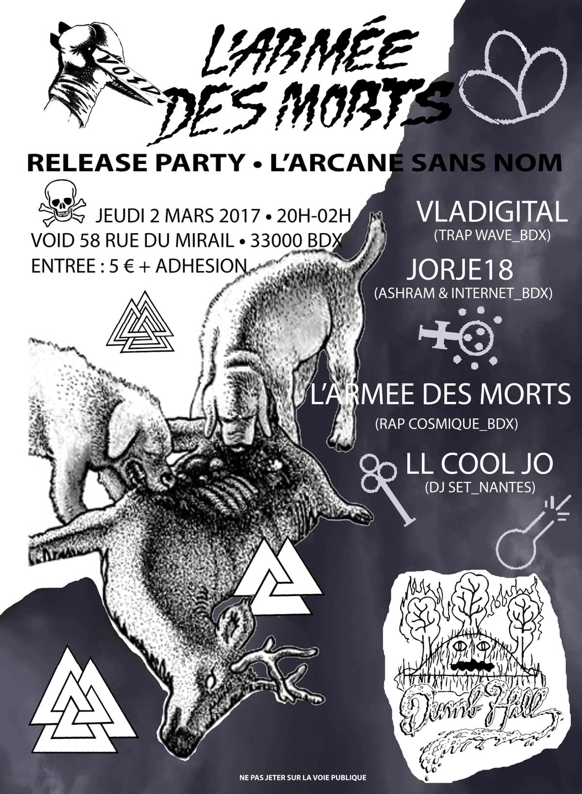 L'armée Des Morts, release party de ''L'Arcane Sans Nom''