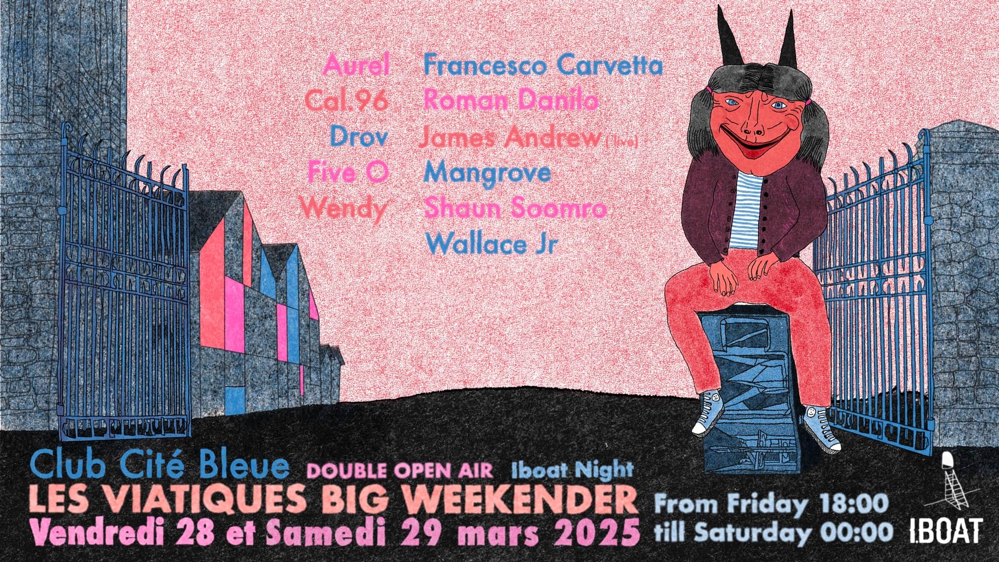 Les Viatiques Cité Bleue Weekender ✧ Double Open Air + Club