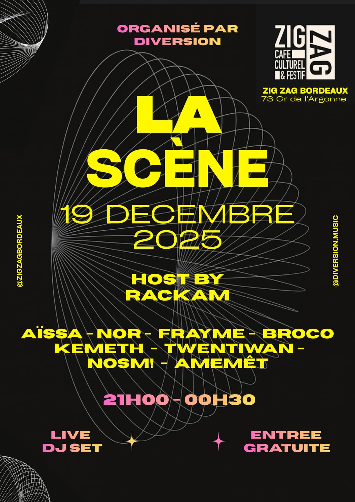 LA SCÈNE / DIVERSION X RACKAM