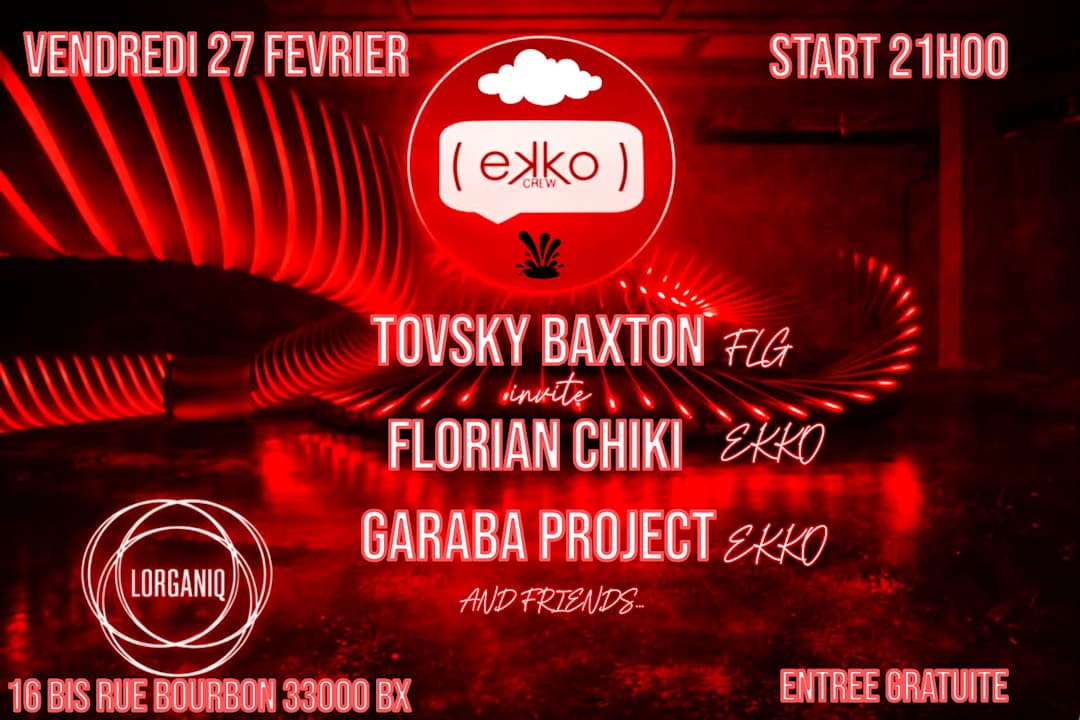 LOCK THE DATE - TOVSKY Invite EKKO CREW