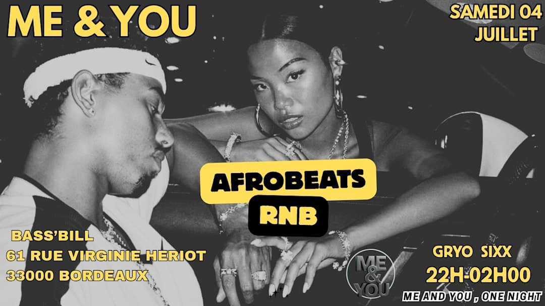 ME & YOU X SHAFRO BORDEAUX | AFROBEATS VS R&B