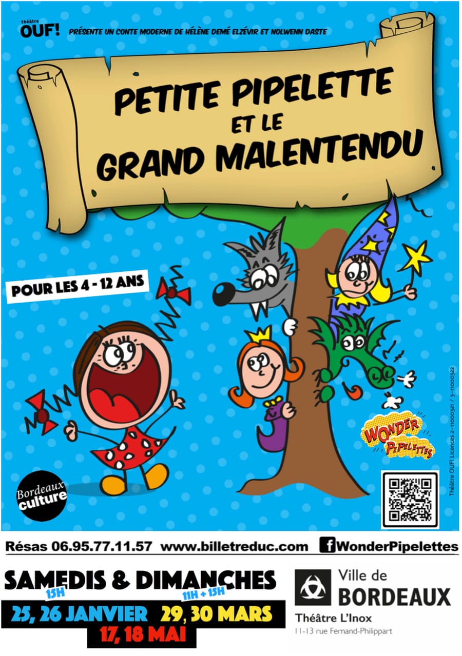 Petite Piplelette et le Grand Malentendu - conte théâtralisé pour les 4-12 ans