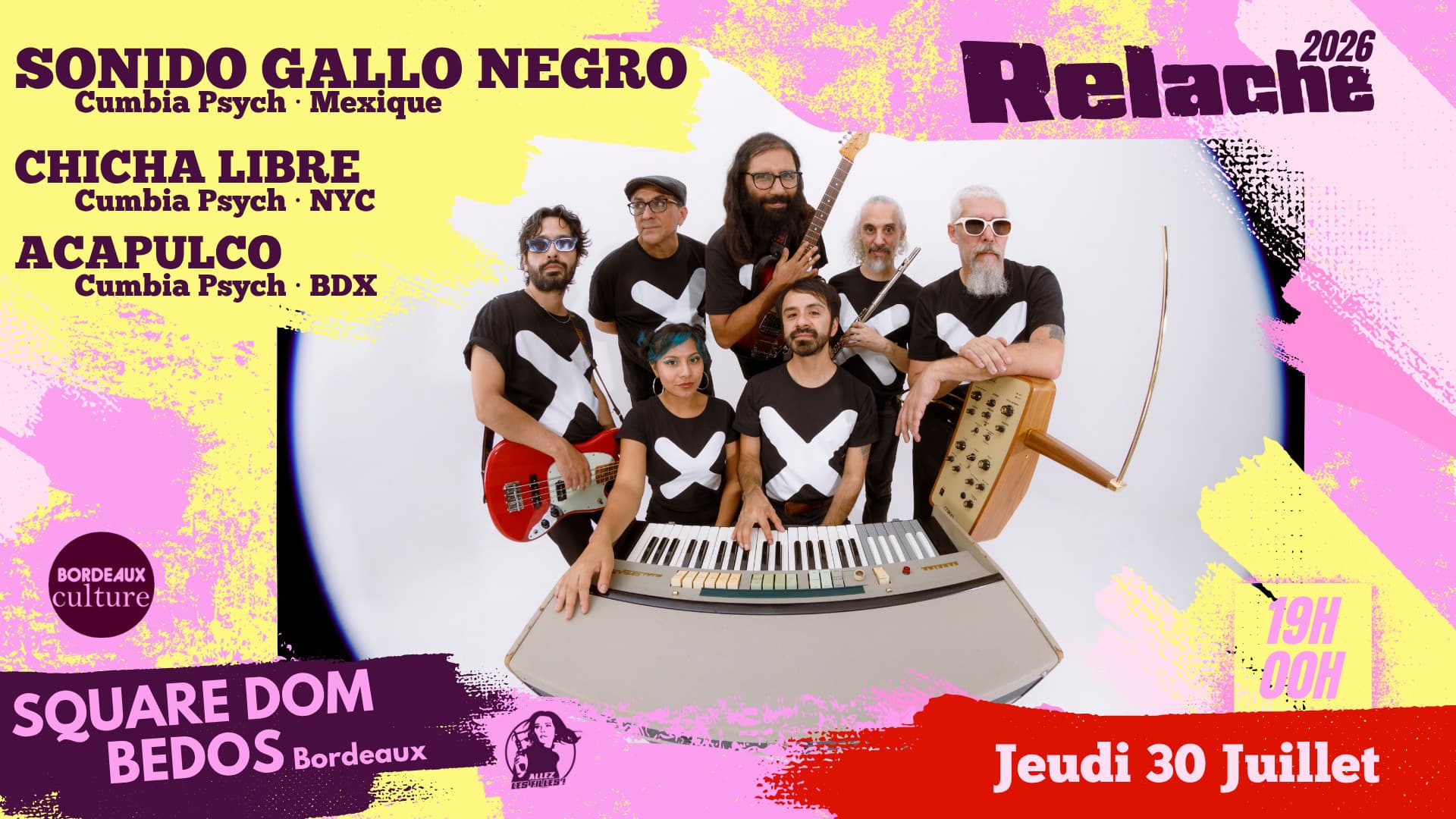 Relâche #17 |SONIDO GALLO NEGRO + CHICHA LIBRE + ACAPULCO