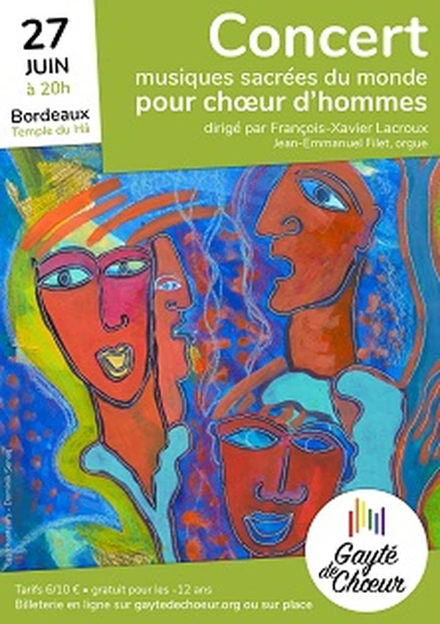 Sacré Monde ! Concert de musiques sacrées pour choeur d'hommes