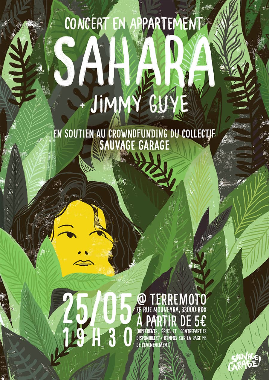 Sahara + EYYES / Concert de soutien à Sauvage Garage