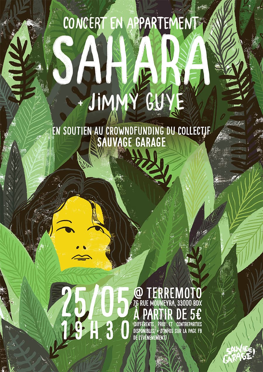 Sahara + EYYES / Concert de soutien à Sauvage Garage