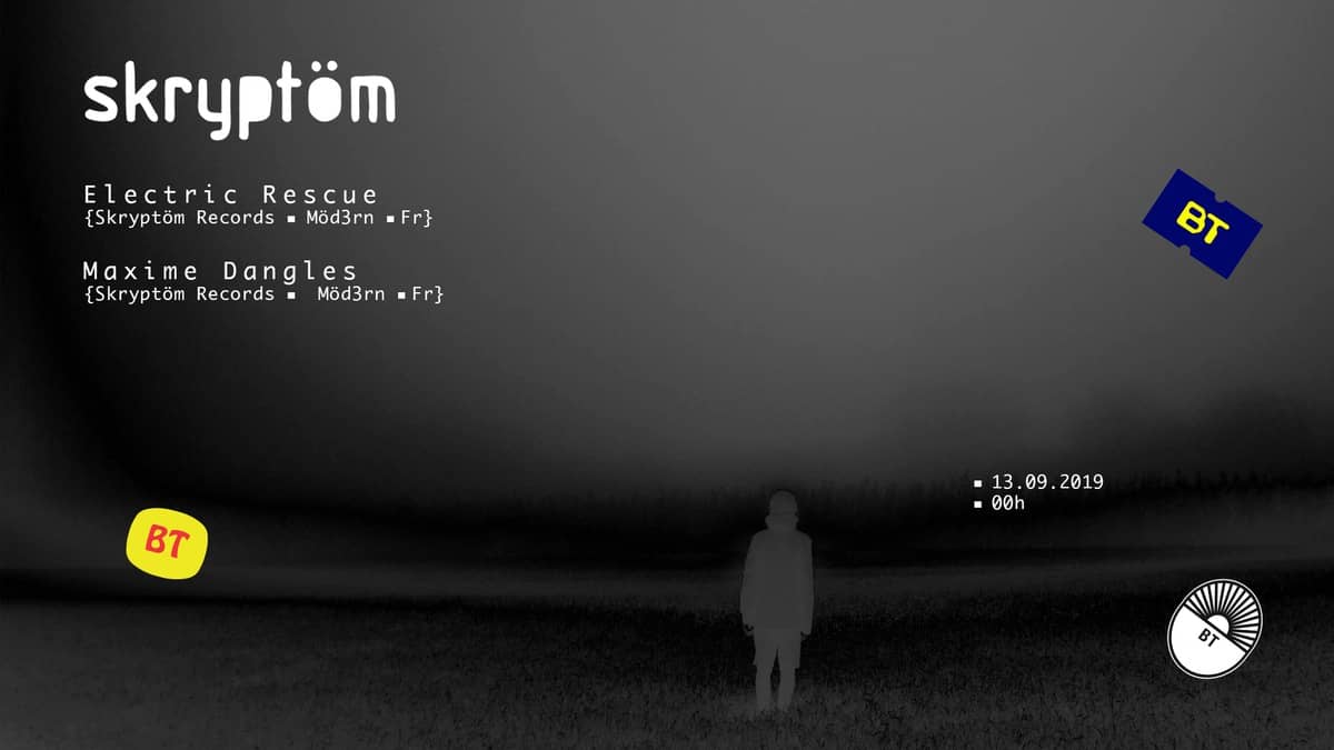 Skryptöm Night • Electric Rescue + Maxime Dangles + Diallo