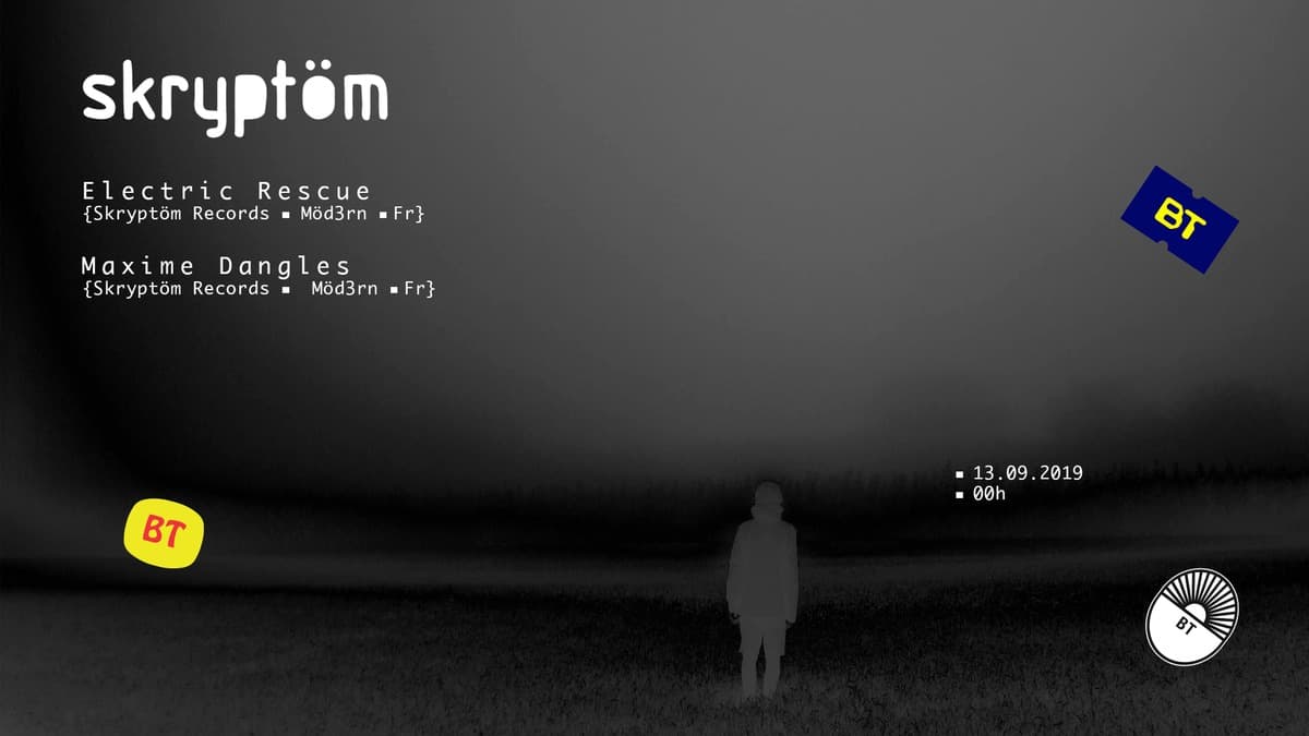Skryptöm Night • Electric Rescue + Maxime Dangles + Diallo
