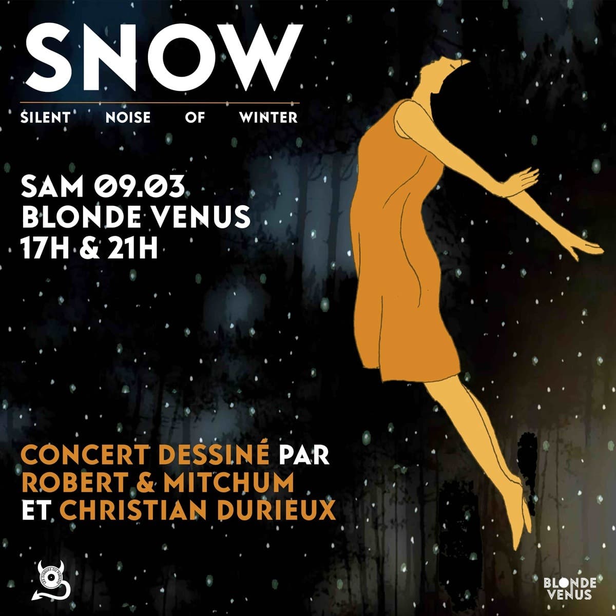 Snow : concert dessiné par Robert & Mitchum et Christian Durieux