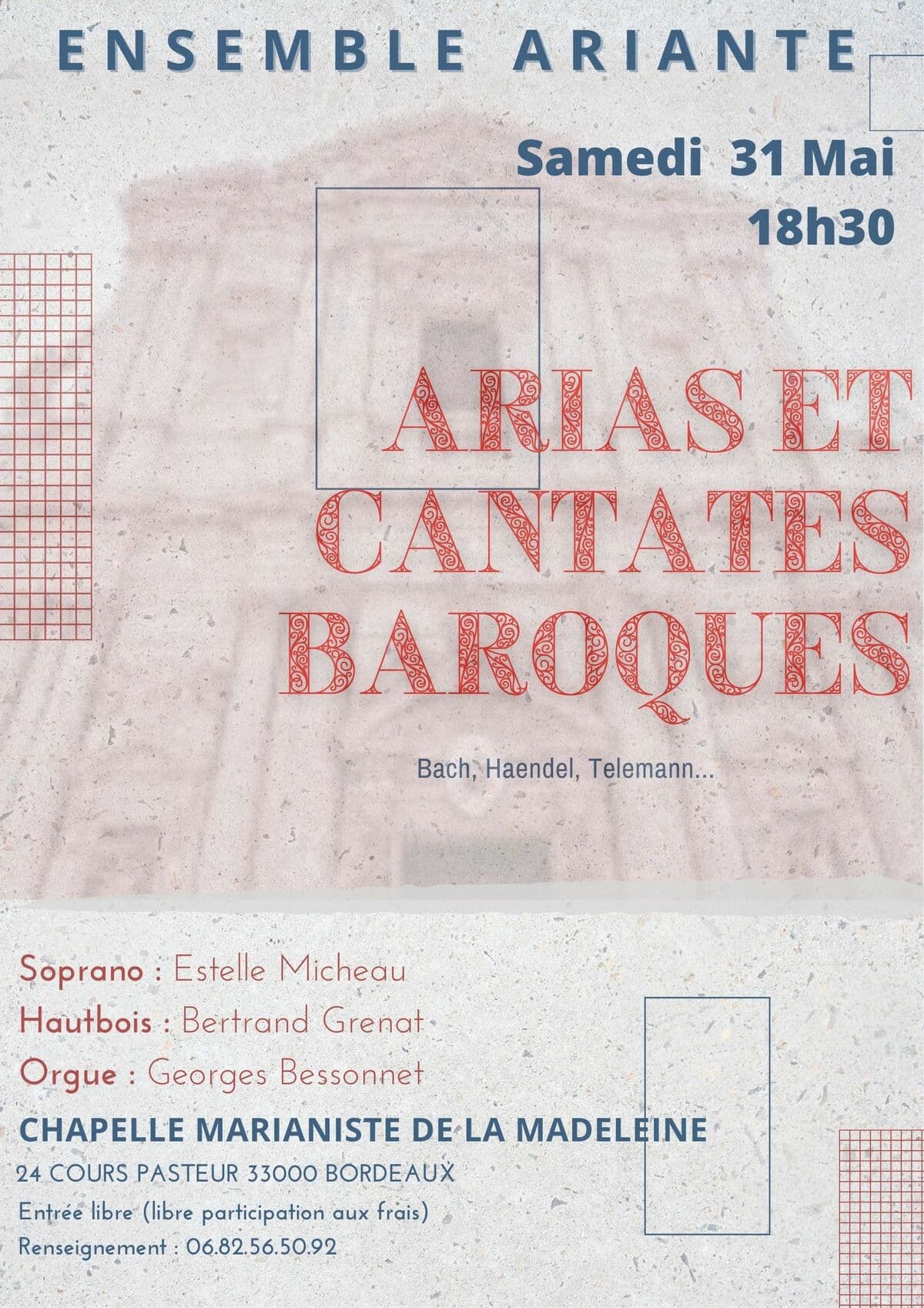 Soprano, Hautbois et Orgue