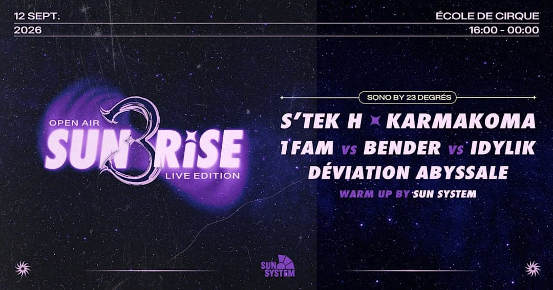 Sunrise : Open Air #3 Live Edition