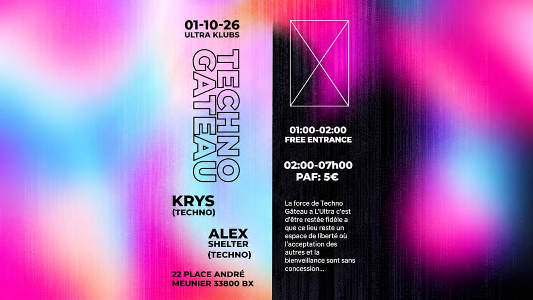 Techno Gâteau - Alex Shelter, Krys