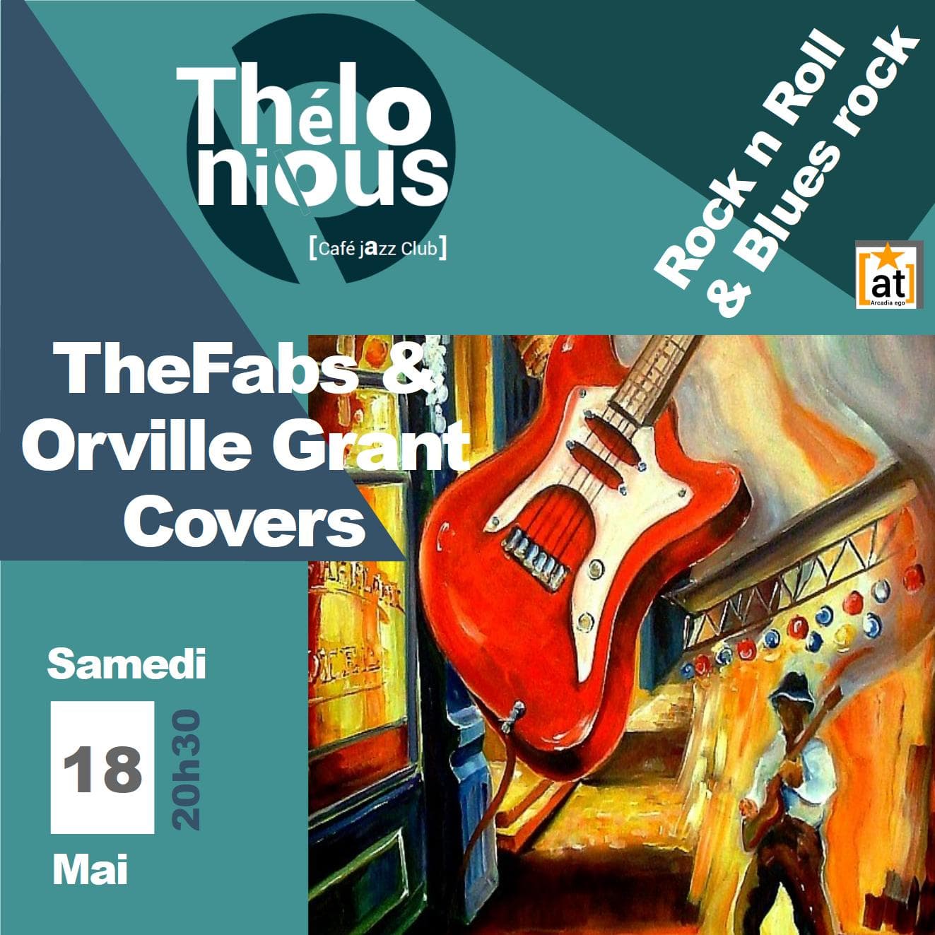 TheFabs only Rock'n Roll & Orville Grant + After rétro club