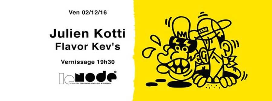 Vernissage de l'expo de Julien Kotti