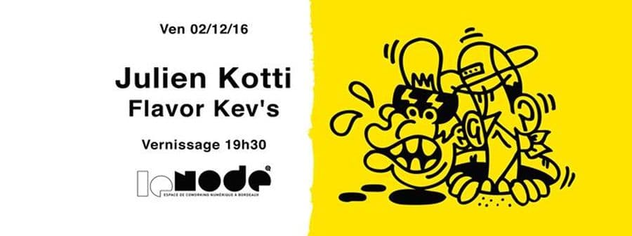 Vernissage de l'expo de Julien Kotti