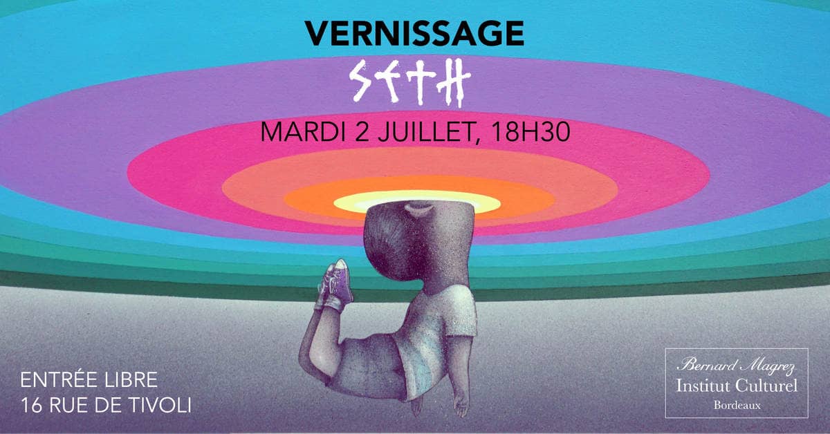 Vernissage et exposition de l'artiste SETH - 1.2.3 Soleil