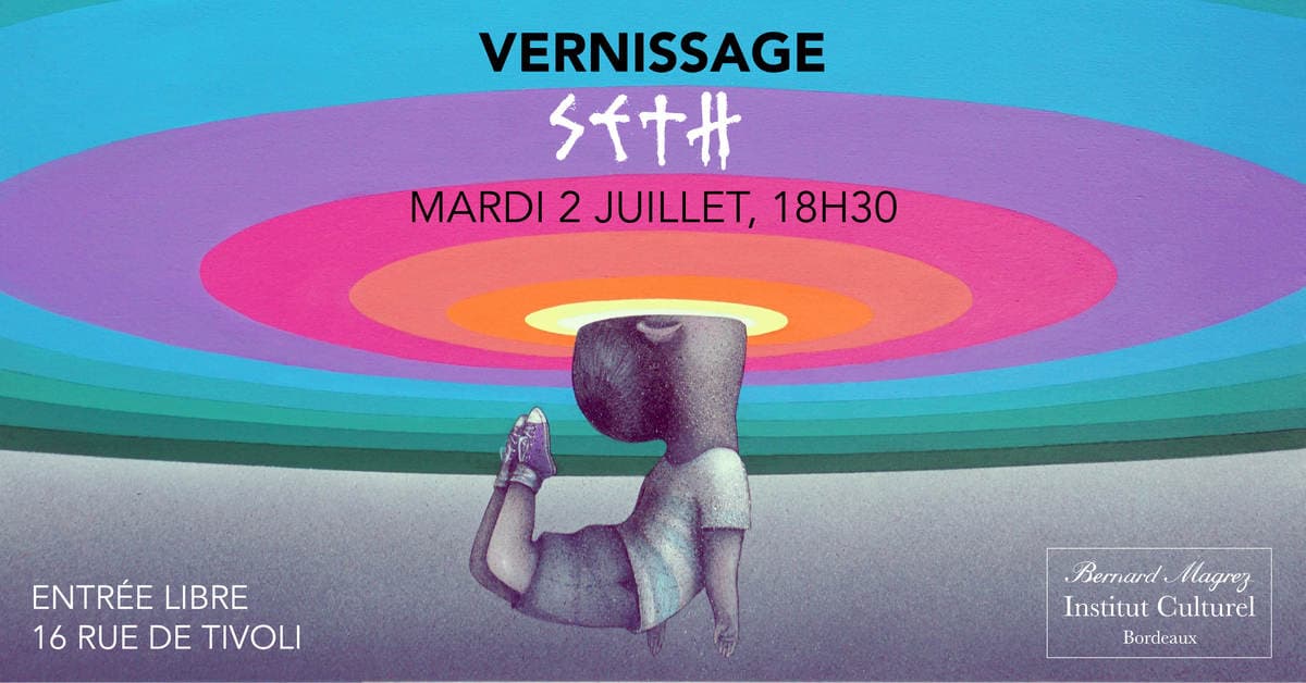 Vernissage et exposition de l'artiste SETH - 1.2.3 Soleil